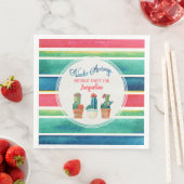 Fiesta Verjaardagsfeest Nacho Gemiddelde Cactus Po Servet (Insitu)