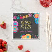 Fiesta verjaardagsfeest servet Geen tijd om siësta (Insitu)