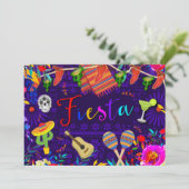 Fiesta Verjaardagsfeestje Cinco De Mayo Kaart (Staand voorkant)