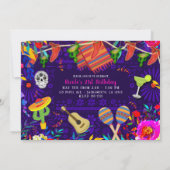 Fiesta Verjaardagsfeestje Cinco De Mayo Kaart (Achterkant)