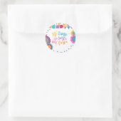 Fiesta Verjaardagsfeestje Favor Tag Sticker Seal (Tas)
