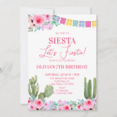 Fiesta verjaardagsfeestje kaart (Voorkant)