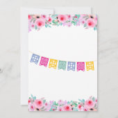 Fiesta verjaardagsfeestje kaart (Achterkant)