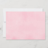 Fiesta verjaardagsmeisje bloemenfoto waterverven kaart (Achterkant)