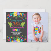 Fiesta verjaardagsuitnodiging Mexicaanse verjaarda Kaart (Voorkant)