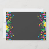 Fiesta verjaardagsuitnodiging Mexicaanse verjaarda Kaart (Achterkant)