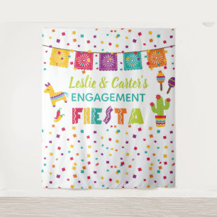 Fiesta Verloving Shower Backdrop - Pinata WH Wandkleed