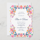 Fiesta Verloving Shower-uitnodiging Kaart (Voorkant)