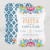 Fiesta Verloving Shower-uitnodiging Kaart (Voorkant / Achterkant)