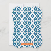 Fiesta Verloving Shower-uitnodiging Kaart (Achterkant)