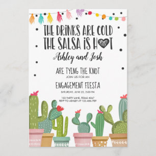 Fiesta Verloving Uitnodiging Vrijgezellenfeesten p