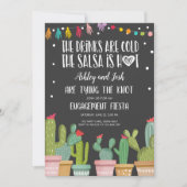 Fiesta Verloving Uitnodiging Vrijgezellenfeesten p (Voorkant)