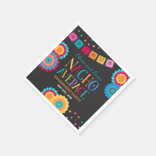 Fiesta verlovingsfeest servet Nacho gemiddeld fees (Hoek)