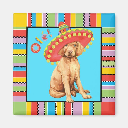 Fiesta Vizsla Magnet (Voorkant)