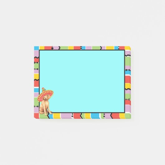 Fiesta Vizsla Post-it Notes (Voorkant)