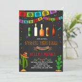 Fiesta voorraad de bar party uitnodiging (Staand voorkant)