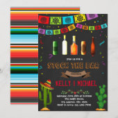 Fiesta voorraad de bar party uitnodiging (Voorkant / Achterkant)