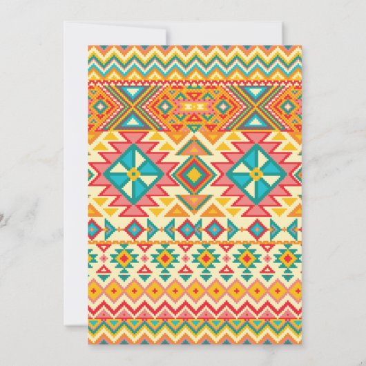 Fiesta voorraad de bar uitnodiging koppels douche (Achterkant)