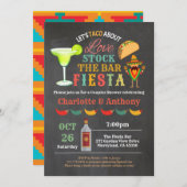 Fiesta voorraadt de bar paren douchekaart kaart (Voorkant / Achterkant)