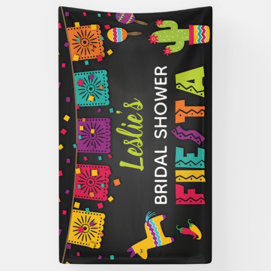 Fiesta Vrijgezellenfeest Banner (Verticaal)