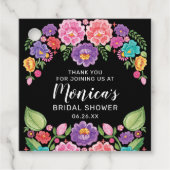 Fiesta-Vrijgezellenfeest Bedankjes Labels (Voorkant)