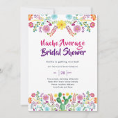 FIESTA Vrijgezellenfeest Folkart Floral Kaart (Voorkant)