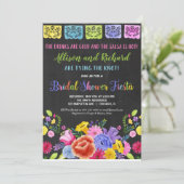 Fiesta vrijgezellenfeest koppels code kaart (Staand voorkant)