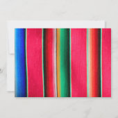 Fiesta vrijgezellenfeest met reisuitnodiging kaart (Achterkant)