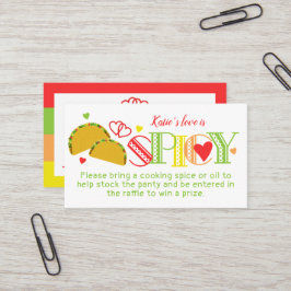 Fiesta Vrijgezellenfeest Tacos Spice Raffle Ticket