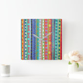 Fiesta Wall Clock Vierkante Klok (Huis)