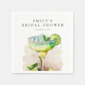 Fiesta Watercolor Bruidsfeest Servet (Voorkant)