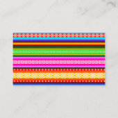 Fiesta waterverf baby shower boeken voor baby informatiekaartje (Achterkant)