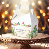 Fiesta Waterverf Cactus Mexicaans Baby shower Bedankdoosjes