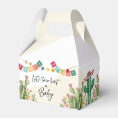 Fiesta Waterverf Cactus Mexicaans Party Succulent Bedankdoosjes (Achterkant)