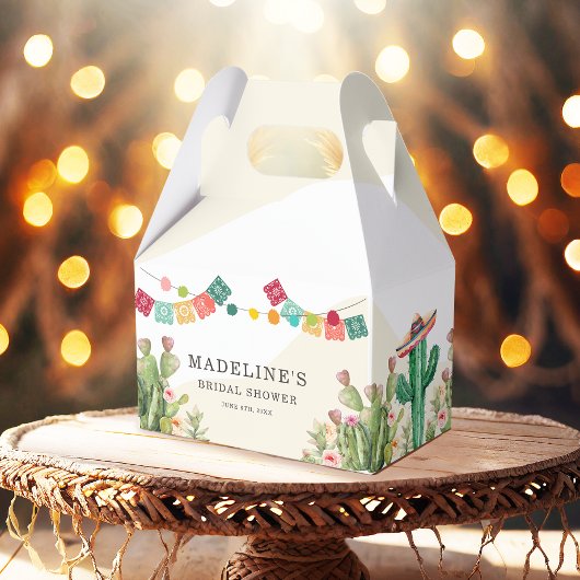 Fiesta Waterverf Cactus Mexicaans Vrijgezellenfees Bedankdoosjes