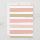 Fiesta Waterverf Cactus Three-esta Birthday Party Kaart (Achterkant)