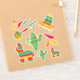 Fiesta Waterverf Stickers