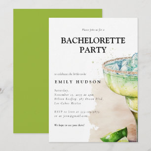 Fiesta Waterverf vrijgezellenfeest Kaart