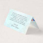 Fiesta Wedding Gast Bedankt Plaats Kaarten (Achterkant)