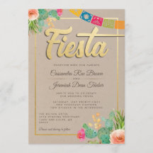 Fiesta Wedding Invitation