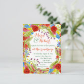 Fiesta Wedding Kaart (Staand voorkant)