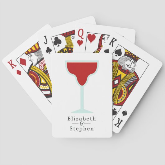 Fiesta Wedding Pokerkaarten (Achterkant)