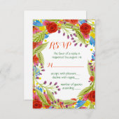 Fiesta Wedding RSVP (Voorkant / Achterkant)