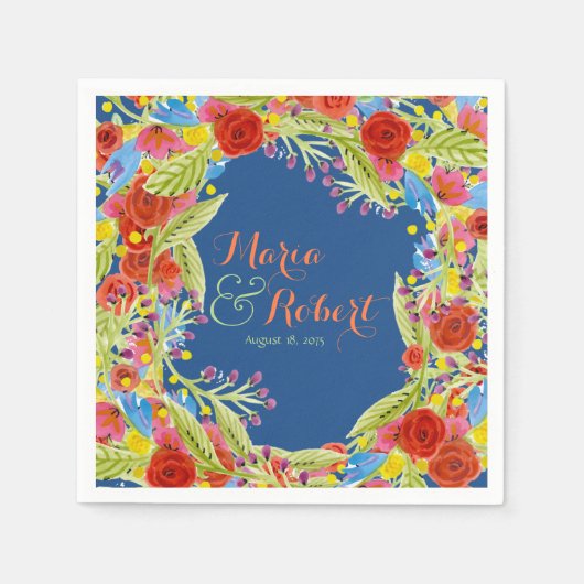 Fiesta Wedding Servetten (Voorkant)