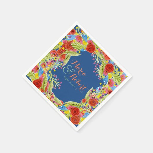 Fiesta Wedding Servetten (Hoek)