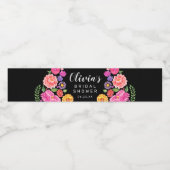 Fiesta Wedding Wine Labels Waterfles Etiket (Enkel label)