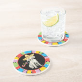 Fiesta Weimaraner Drink Onderzetter (Zijkant)