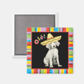 Fiesta Weimaraner Magnet (Voorkant / Achterkant)