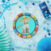 Fiesta Weimaraner Paper-Borden Papieren Bordje (Feest)