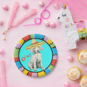 Fiesta Weimaraner Paper-Borden Papieren Bordje (Feest)